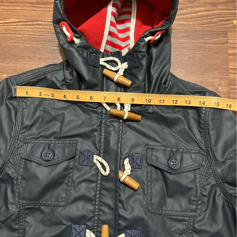 Superdry Nautical Ladies Hooded Jacket - Boat Duffle Jacket Fully Linedsize M - Picture 13 of 16